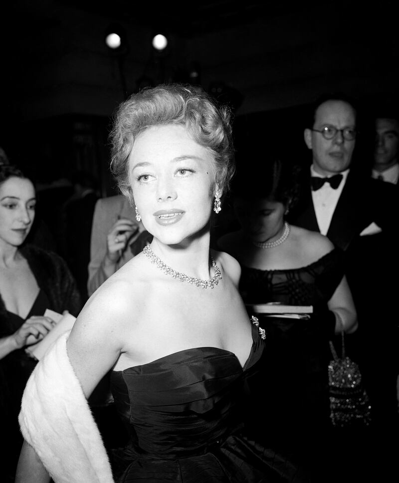 Glynis Johns arrives for the premiere of the Festival film The Magic Box at the Odeon in Leicester Square in 1951
