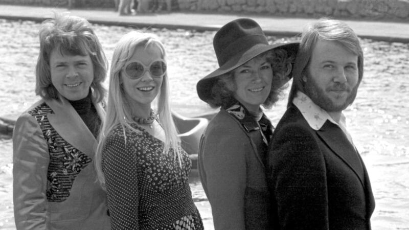 Abba in 1974, the year they won the Eurovision with Waterloo 