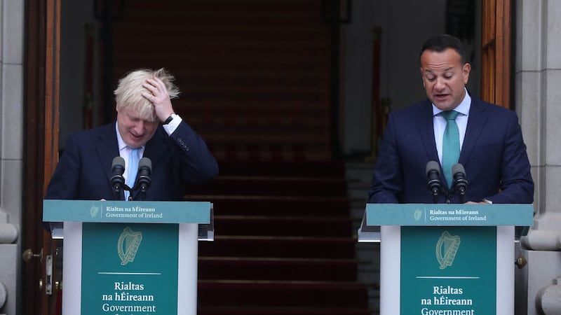 &nbsp;British prime minister Boris Johnson and Taoiseach Leo Varadkar