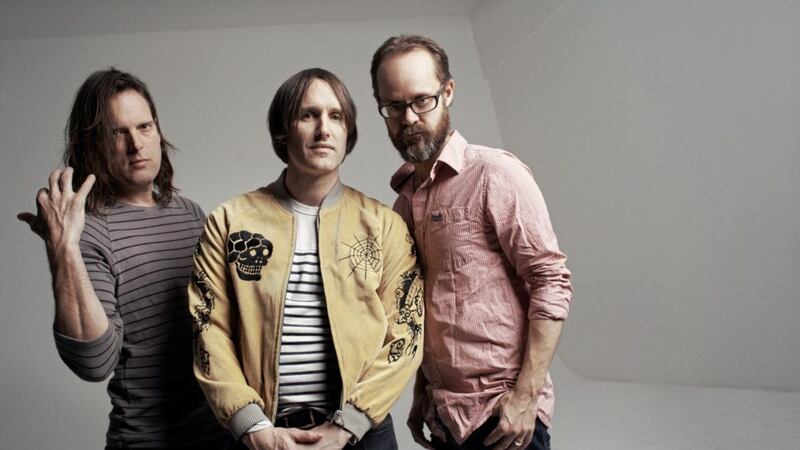 Downpatrick trio Ash (l-r: Mark Hamilton, Tim Wheeler and Rick McMurray) play BBC Music&#39;s The Biggest Weekend in Belfast on May 26 