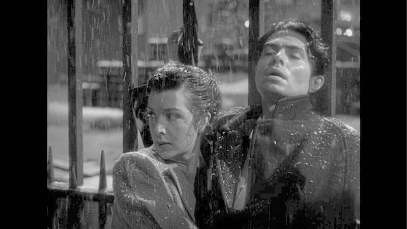 James Mason and Kathleen Ryan in a scene from classic Belfast film Odd Man Out, made by Oscar-winning English director Carol Reed 