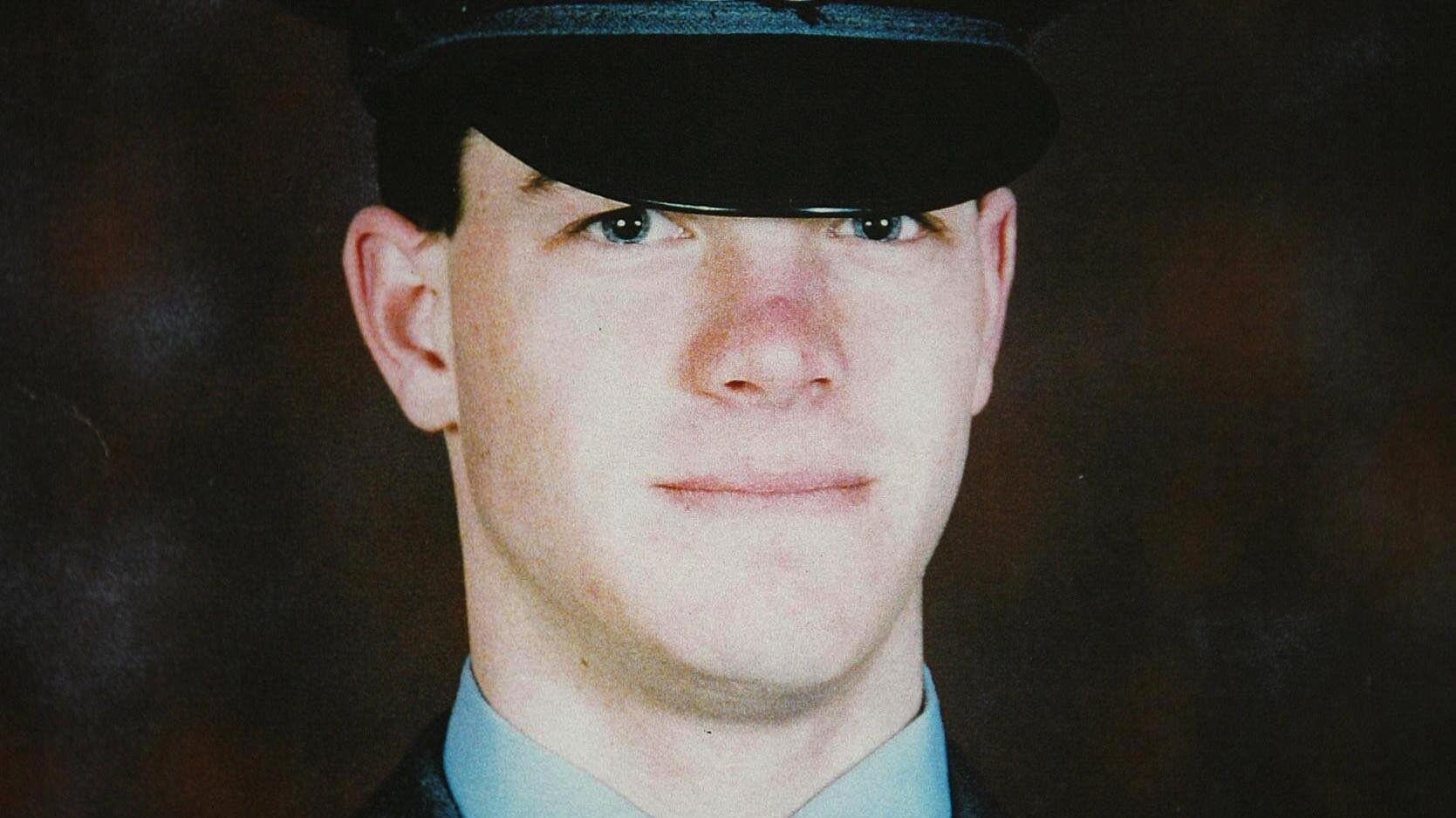 Raymond McCord Jr 22, was found beaten to death at Ballyduff Quarry in 1997 (PA)