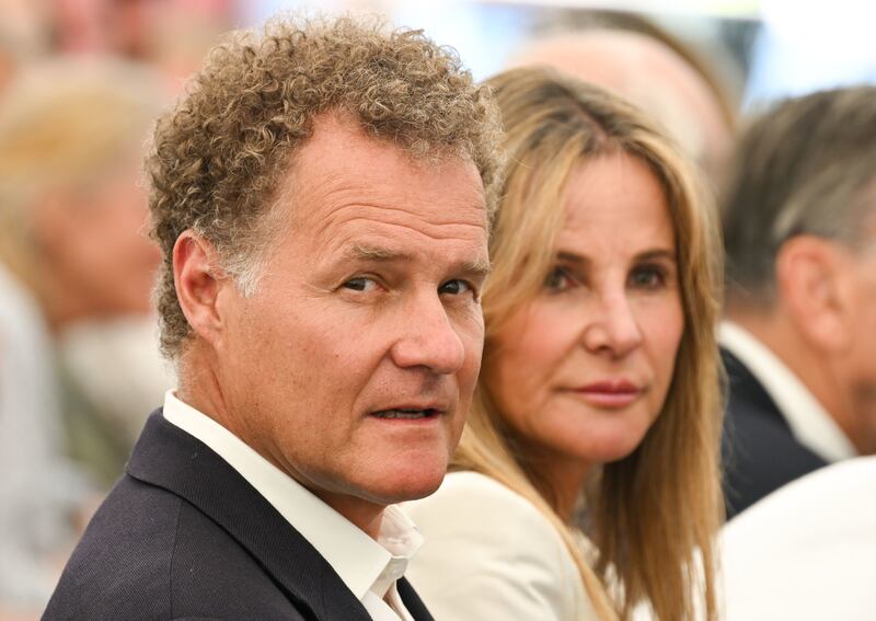 Lord Rothermere, pictured with Lady Rothermere, is among potential suitors to buy The Telegraph