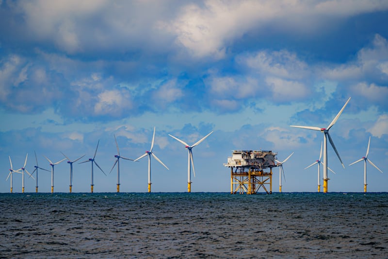 Offshore wind has expanded as fossil fuels have declined