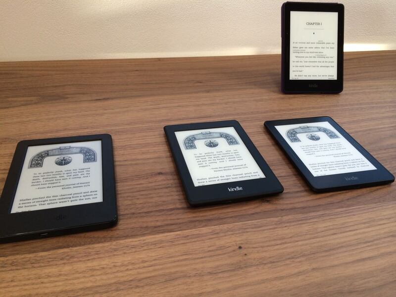 The Amazon Kindle was launched in 2007