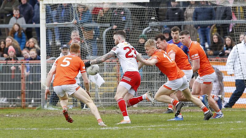 Tyrone sent Armagh down from Division One - the Orchard County return to Healy Park this Saturday seeking revenge.
