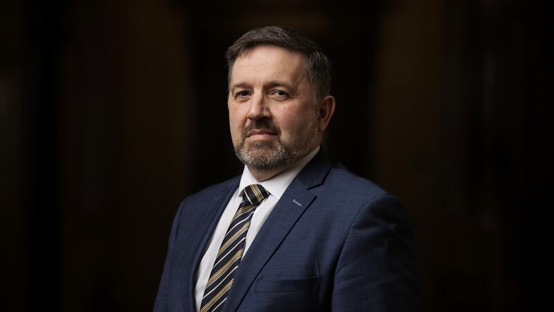 Robin Swann took up the position of health minister in January 2020