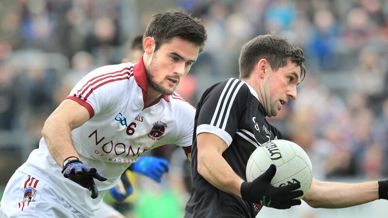 Chrissy McKaigue will, as always be a key player in Slaughtneil's bid to reach the Ulster club final