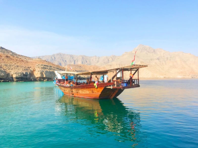 A dhow tour in Oman