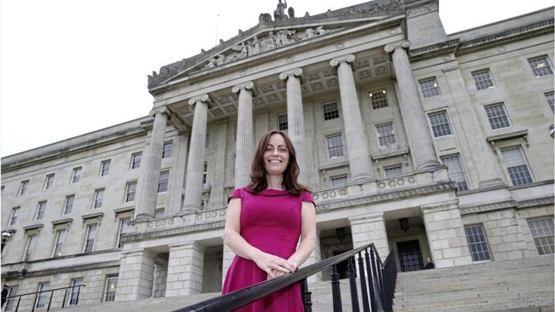 New SDLP deputy leader Nichola Mallon at Stormont yesterday. Picture by Hugh Russell 
