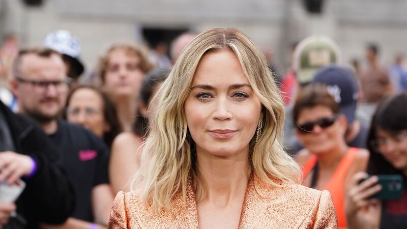 Emily Blunt recalled preparing for the role while flying out to New Mexico to begin production (Ian West/PA)