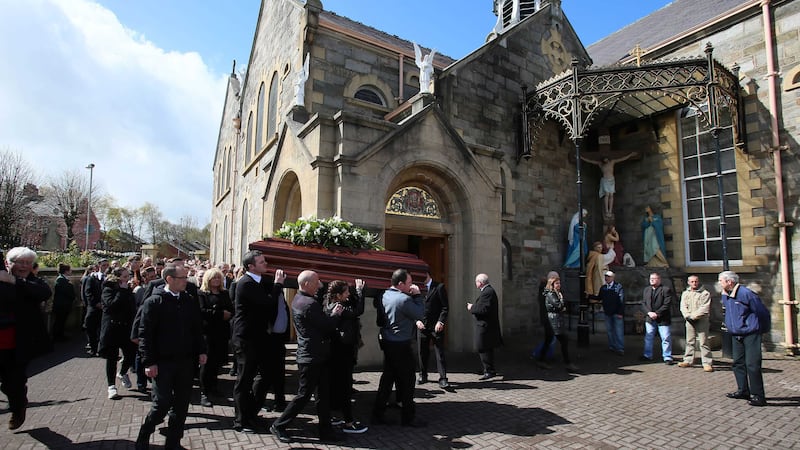 &nbsp;Hundreds of people packed into Derry's St Columba's Church to pay tribute to Sister Clare Crockett