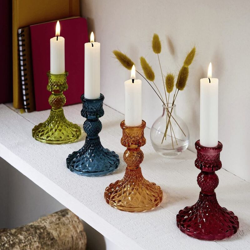 Four Colourful Candle Holders, Joe Browns