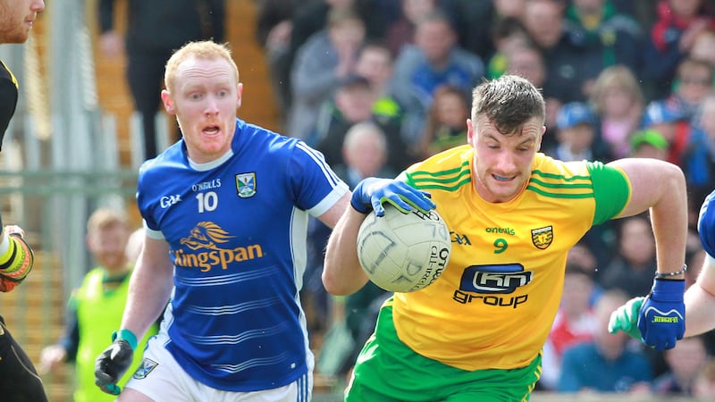 Leo McLoone put in a solid shift for Donegal Picture by Margaret McLaughlin
