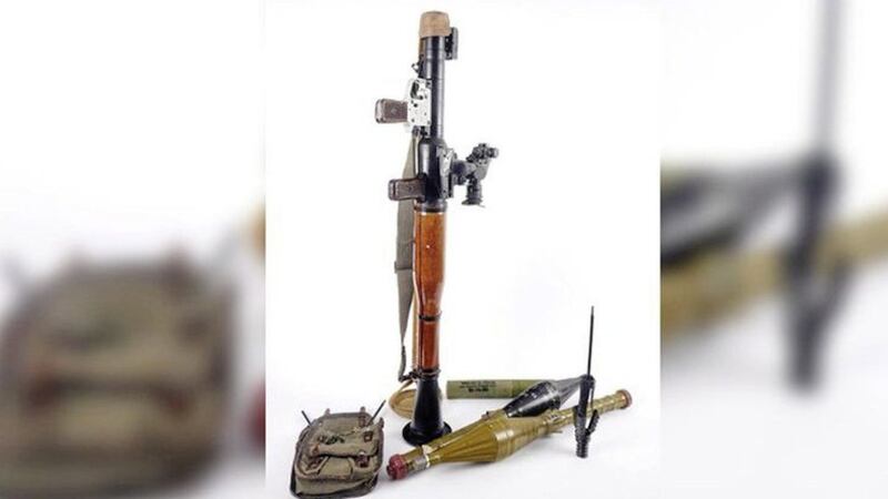 The RPG-7 was &#39;used by the Provisional IRA in Northern Ireland from 1969 to 1998&#39;. Picture by Whyte&#39;s Auctioneers 