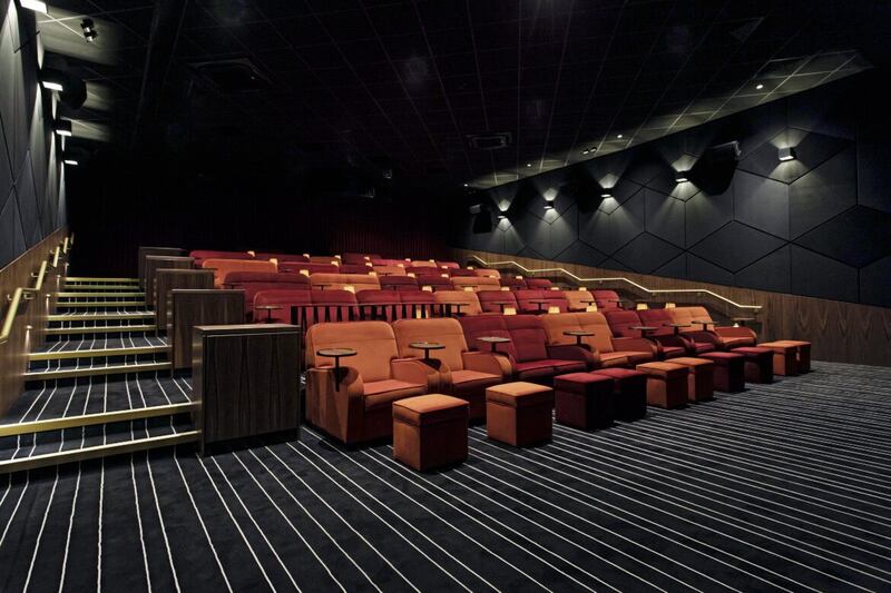 One of the nine auditoriums of the new &pound;5m Avenue cinema at Belfast&#39;s CastleCourt. 