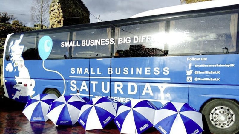 The Small Business Saturday campaign bus will be in Belfast on Friday from 10am to 2pm 