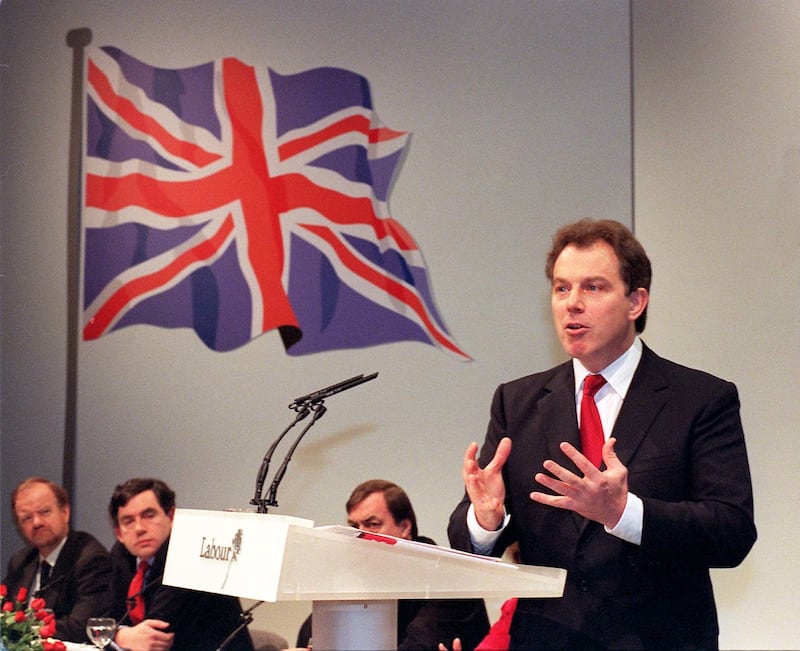 Sir Keir Starmer’s comments echoed those made by his predecessor, Tony Blair, in the mid-1990s as he tried to cast Labour as the patriotic party
