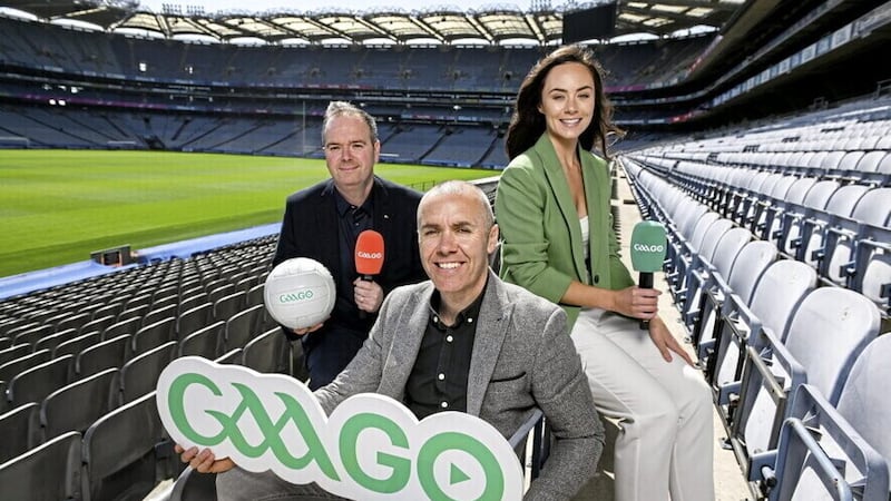 Mike Finnerty, Dave McIntyre, and Aisling O'Reilly, who provide exclusive content for the GAAGO app
