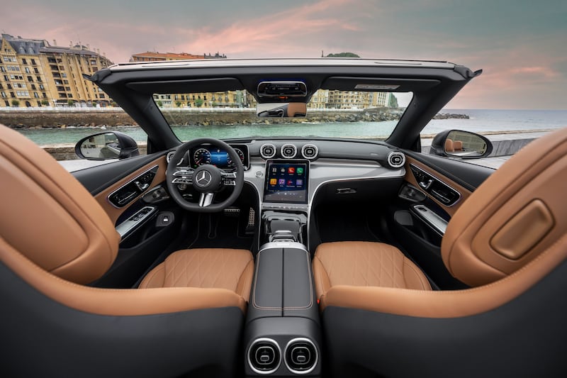 The CLE has a very upmarket feel, with lots of soft touch materials. (Credit: Mercedes-Benz Media)