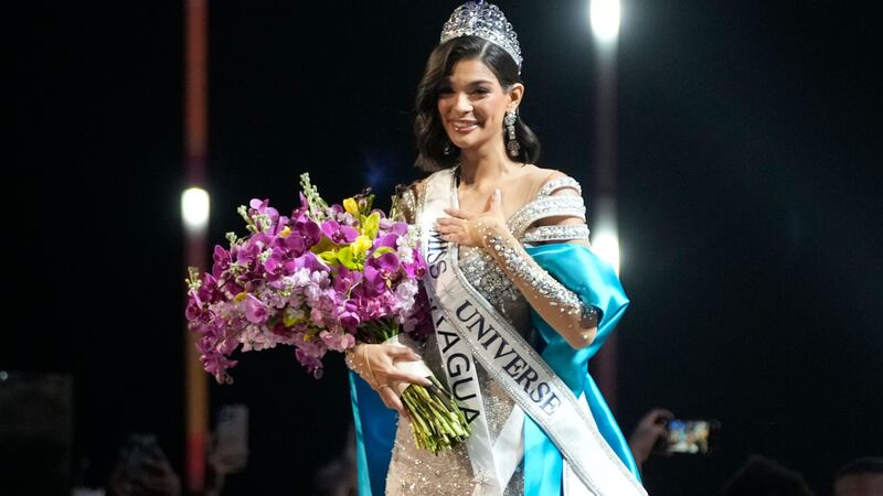 Miss Nicaragua, Sheynnis Palacios, smiles after being crowned Miss Universe (Moises Castillo/AP)