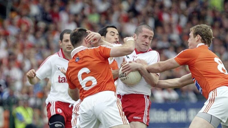 The Armagh-Tyrone rivalry is renewed at Croke Park tomorrow, with the Red Hands expected to come through according to Enda McGinley 