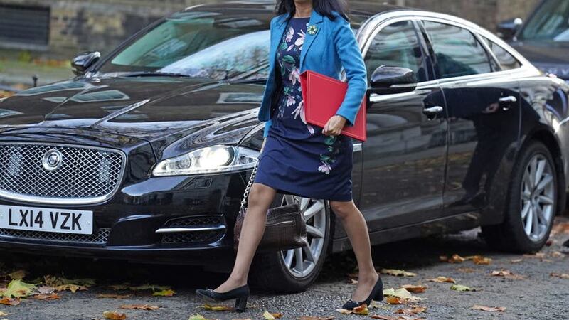 Home Secretary Suella Braverman is likely to face question on how she handled a speeding ticket (Stefan Rousseau/PA)