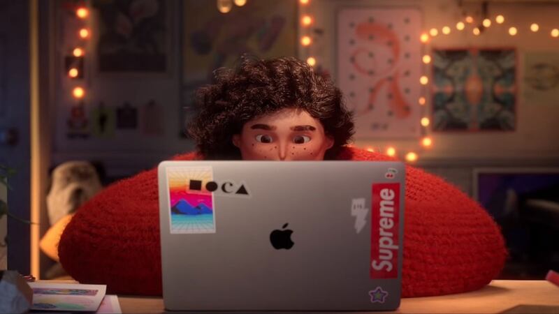 Share Your Gifts is an animated short film about being creative with Apple’s laptop.
