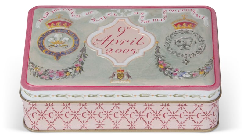 A piece of cake from the marriage of the Prince and Princess of Wales will also go under the hammer.