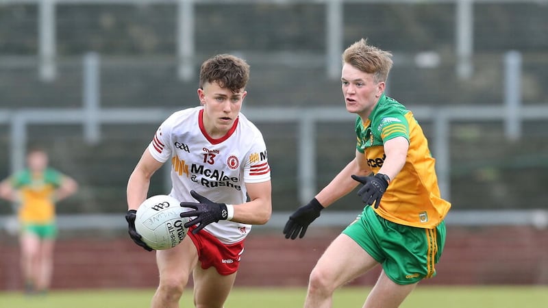Noah Grimes scored two points in Donaghmore's win