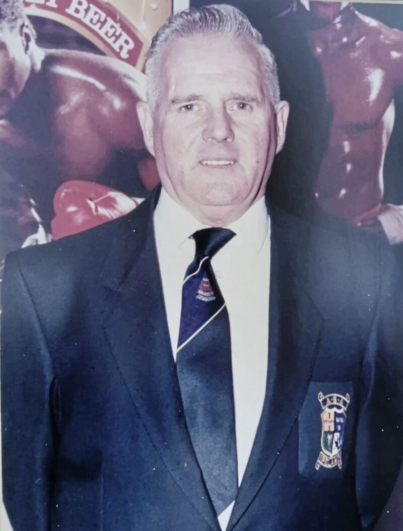 Tommy Hawkins was a stalwart of the Holy Trinity club in Turf Lodge 