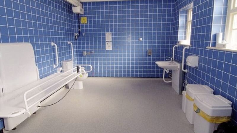 Disabled toilets with a changing bench, hoist, privacy screen and space for two carers are the only facilities that qualify as fully-accessible `changing places&#39;, according to government policy 