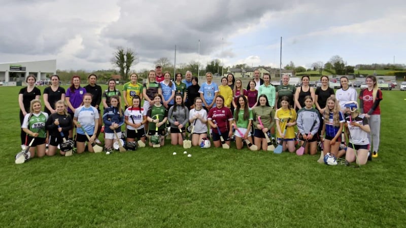 There was a great turnout for the first night of camogie training at new County Down club, St Kevin&#39;s 