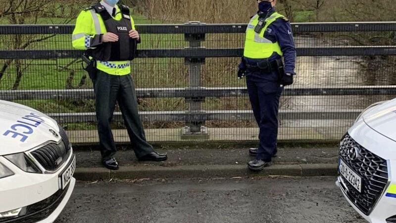 PSNI Chief Superintendent Andy Freeburn met with colleagues from An Garda Siochana on the Tyrone/Monaghan Border on Saturday as part of a cross-border operation over the Christmas period 