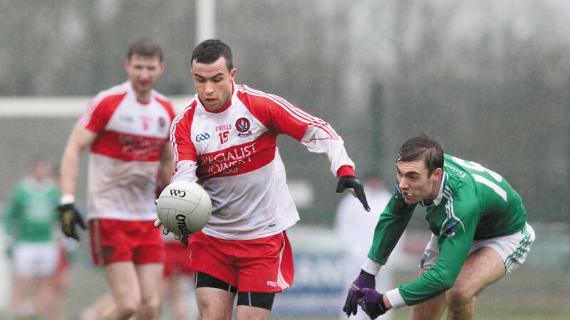 Aaron Kerrigan will be a key figure for Claudy today&nbsp;
