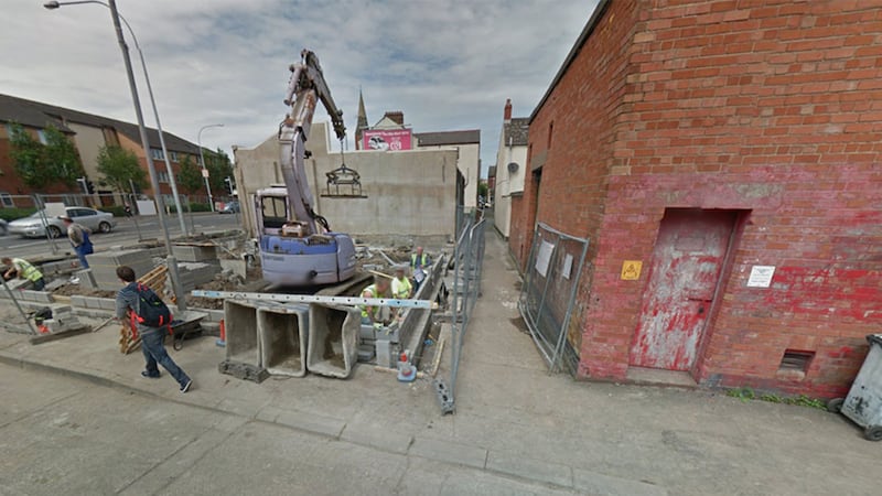 The teenager was found between Castlereagh Parade and Glenvarlock Street in east Belfast. Photo: Google Maps