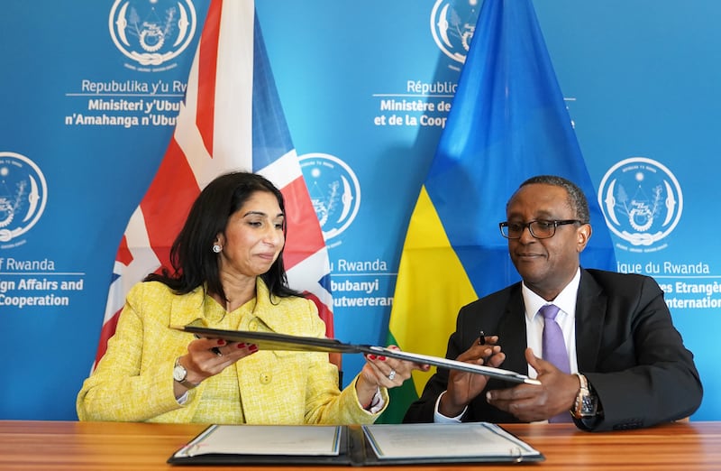 Former home secretary Suella Braverman described the Rwanda plan as ‘fatally flawed’