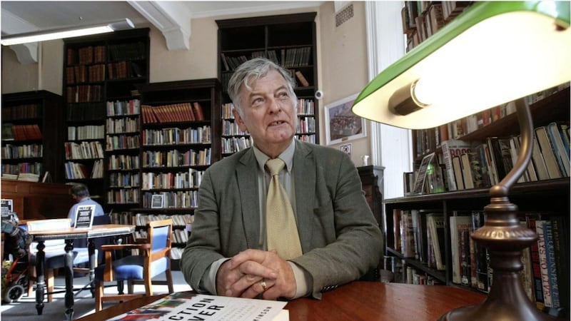 Dr Alan Parkinson launched his book &#39;Election Fever&#39; at the Linen Hall Library in Belfast. Picture by Hugh Russell 