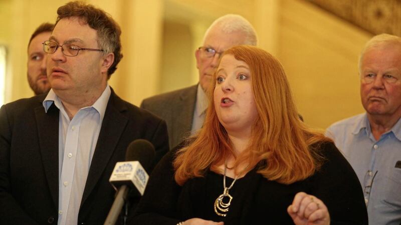 Alliance party leader Naomi Long, and deputy leader Stephen Farry, have both ruled out an &quot;anti-Brexit&quot; electoral pact. Picture by Mal McCann 
