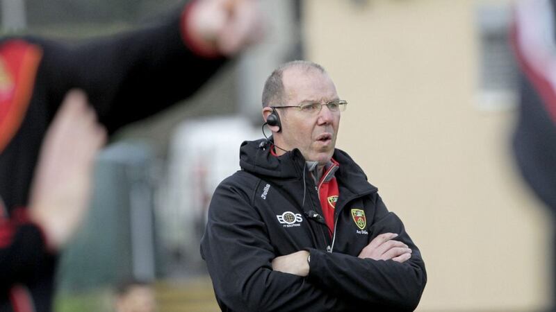 Down boss Eamonn Burns saw his side well beaten by Clare in Ennis at the weekend 
