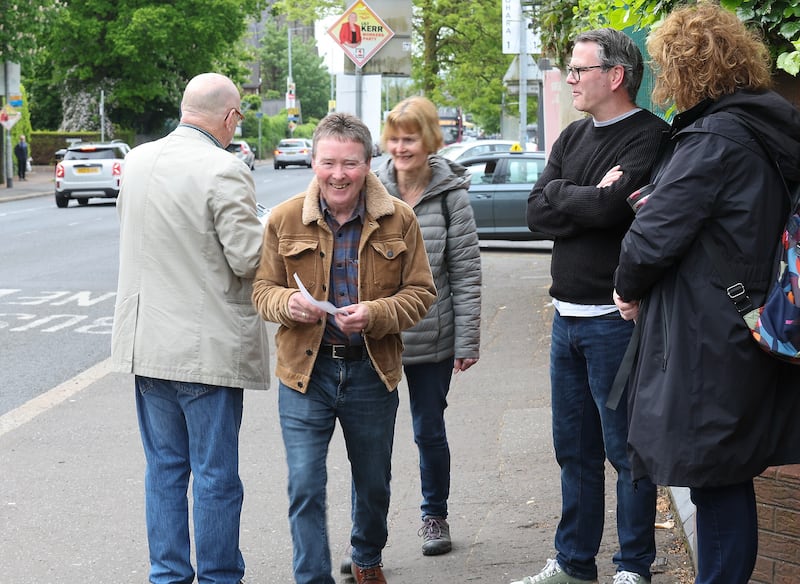 Polling taking place in Belfast. Picture by Hugh Russell