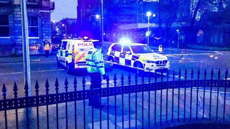 Police said a man was killed in Edinburgh on Wednesday.