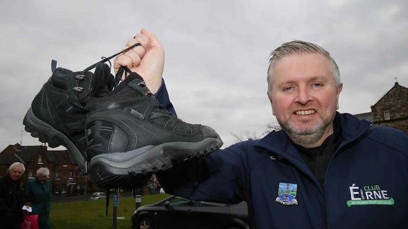 Fr Gary Donegan will lead a trek up Ireland&#39;s holiest mountain to mark his 25th year in the priesthood. Picture by Hugh Russell 