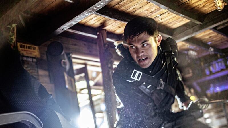 Henry Golding as Snake Eyes in the GI Joe Origins movie. Picture by PA Photo/Paramount Pictures, Metro-Goldwyn-Mayer Pictures and Skydance/Niko Tavernise 