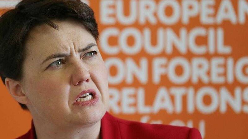 Scottish Conservative leader Ruth Davidson makes a speech at the European Council on Foreign Relations in London, where she said the UK must remain a &quot;beacon&quot; for liberal, democratic values in the wake of the vote to leave the EU. Picture by Daniel Leal-Olivas, Press Association