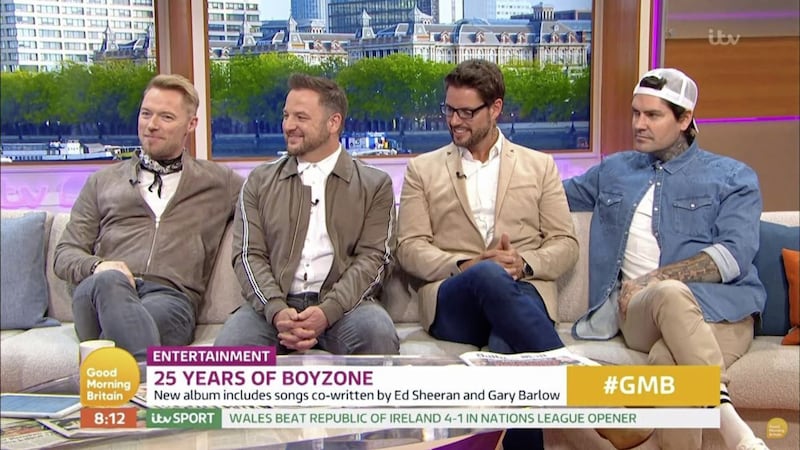 Boyzone were speaking on ITV&#39;s Good Morning Britain 