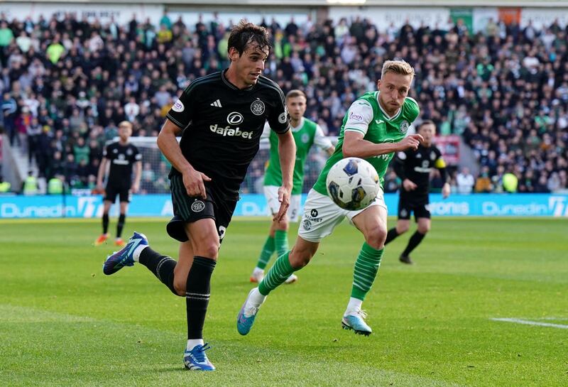 Bernardo made his first Celtic start in the goalless draw at Hibernian on Saturday