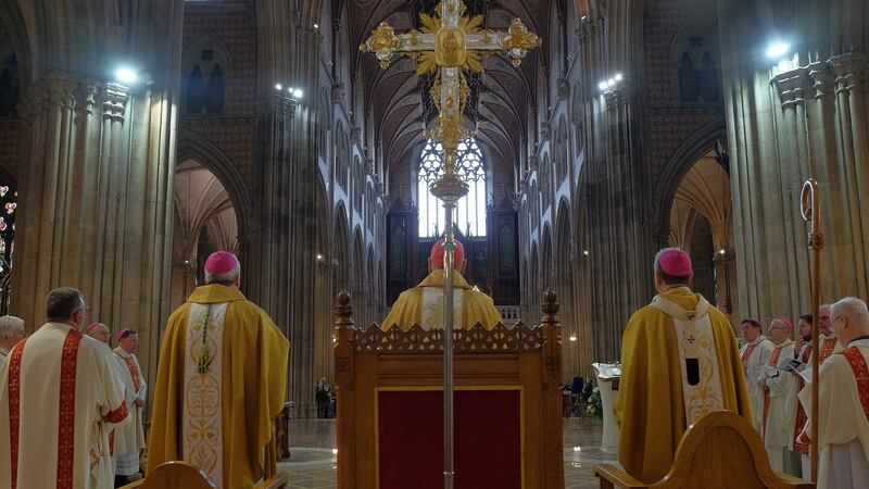 The 150th anniversary of St Patrick's Cathedral in Armagh was celebrated at a thanksgiving service on Sunday. Picture: Liam McArdle