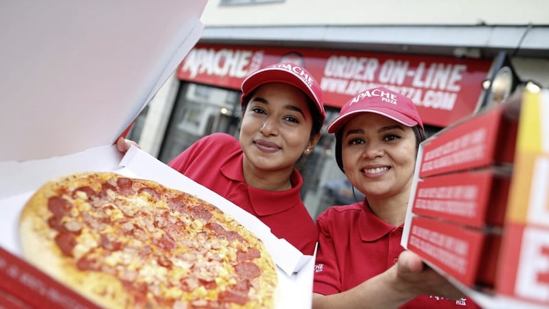 Apache Pizza has opened a new outlet in Glengormley as part of its plans to add 20 new Northern Ireland outlets. 