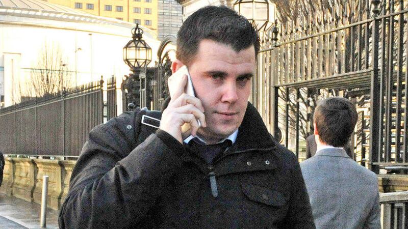 Phil Flanagan pictured in January at Belfast High Court. Picture by Alan Lewis 